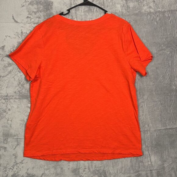 NWT New Universal Threads Coral Vneck Soft Short Sleeve Tshirt Top Size XXL - Picture 8 of 8